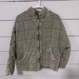 Free People Dolman Quilted Knit Jacket